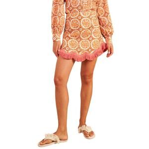 NEW HANNAH ARTWEAR aura skirt in cabana